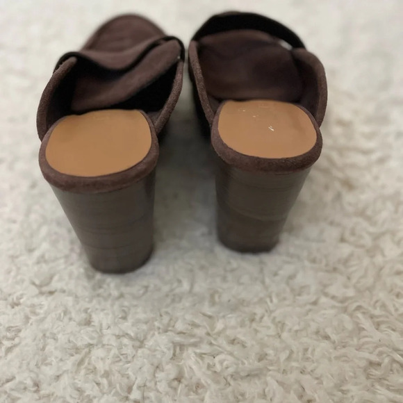 Splendid Vina leather platform clogs brown - Picture 8 of 9